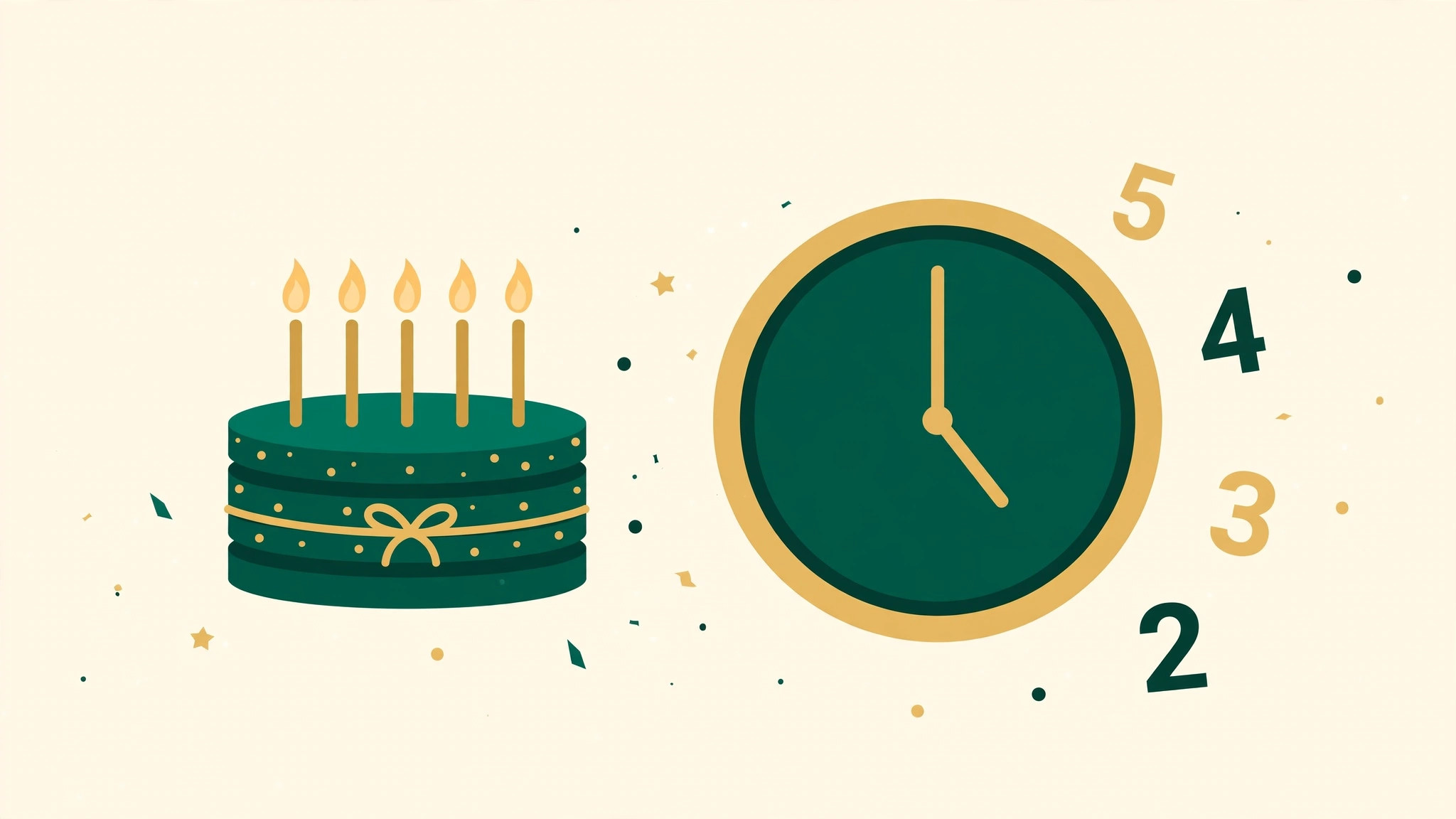كم تبقى على عيد ميلادي