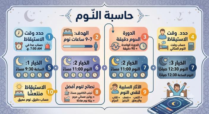 حاسبة النوم