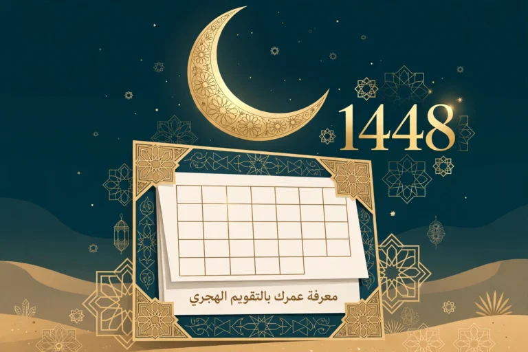 معرفة العمر بالهجري: احسب عمرك بالتقويم الهجري بدقة وسهولة